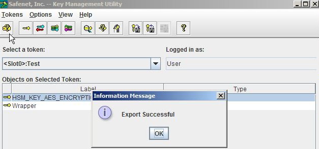 Export Successful Message Export Successful Message