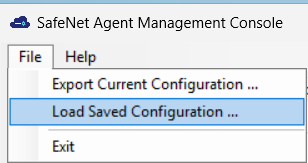 Load saved configuration