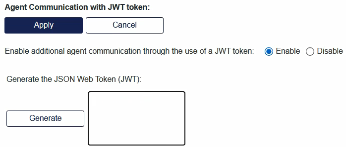Agent Communication with JWT Token