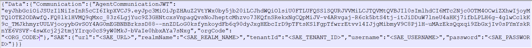 JWT in the ADFSConfig.agent file