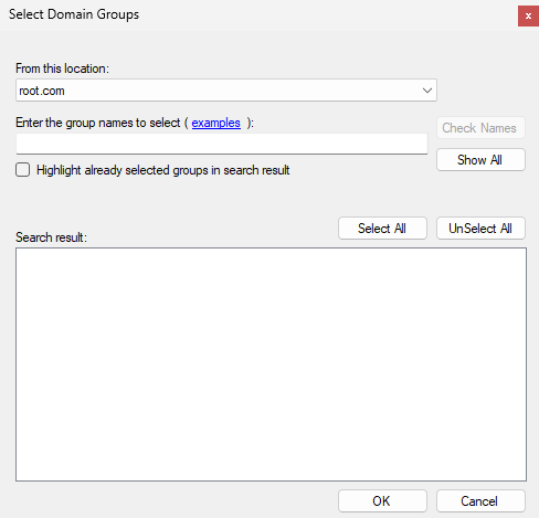 Add Group Exception