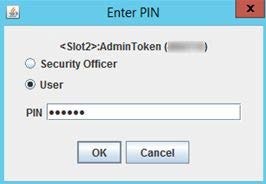 Setup Box Pin Set up Hardware Security Module in High Availability mode