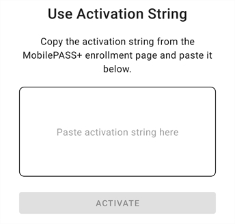 Use activation string Use activation string