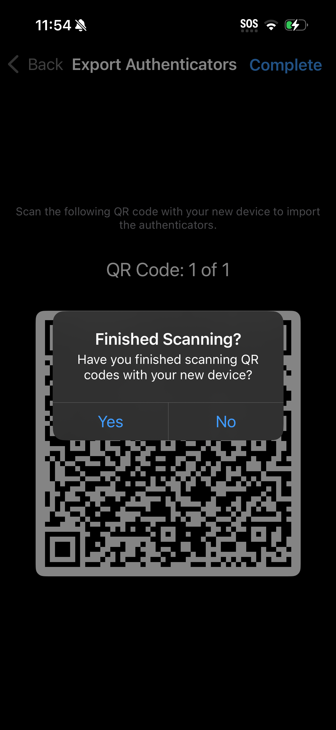 Scan QR codes