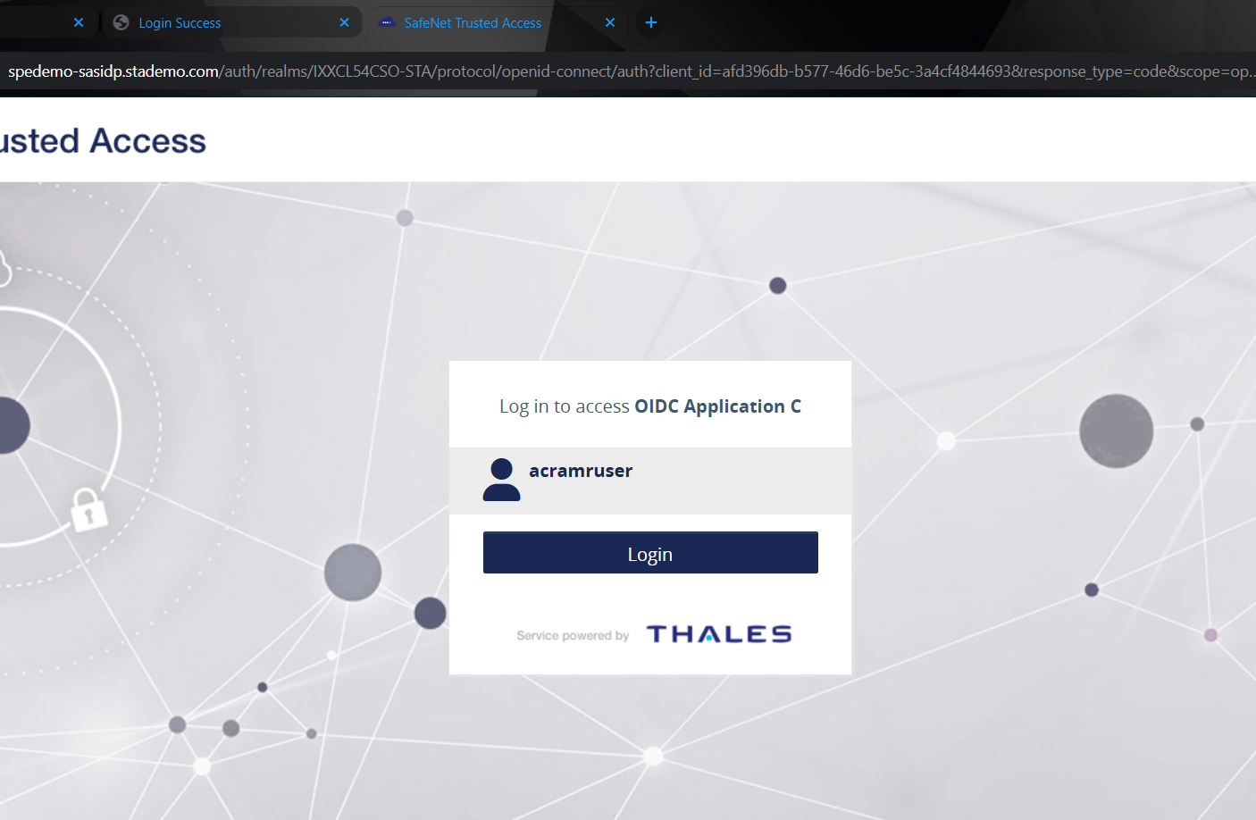 Re-authentication request