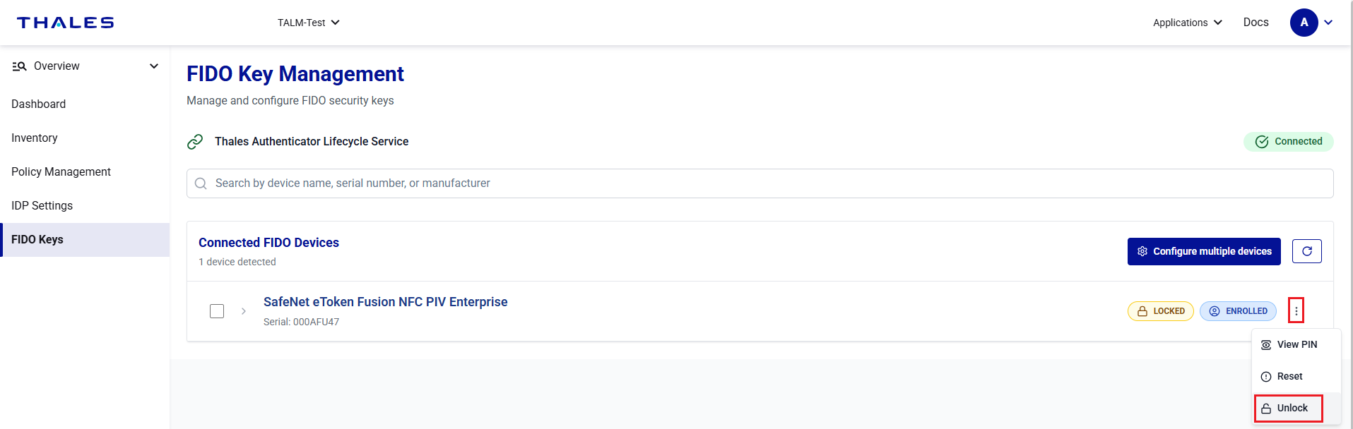ThalesAuthenticatorLifecycleManager